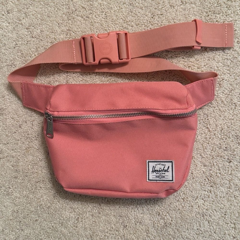 Herschel Hip/Shoulder Pack Peach Adjustable Strap - EUC